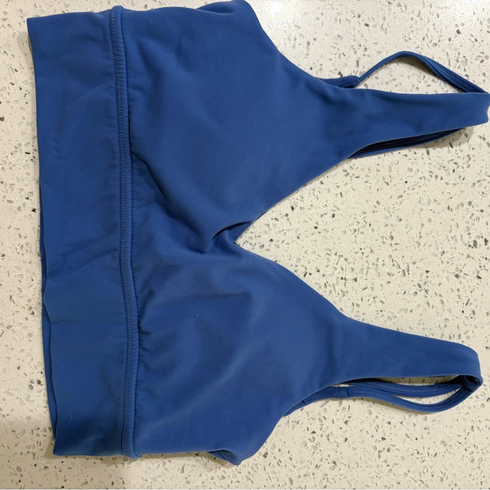 BuffBunny Blue Monarch Sports Bra